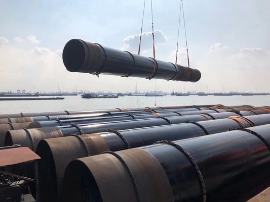 جودة  Custom LSAW Steel Pipe / Welded Carbon Steel Pipe For Underground Bunker مصنع