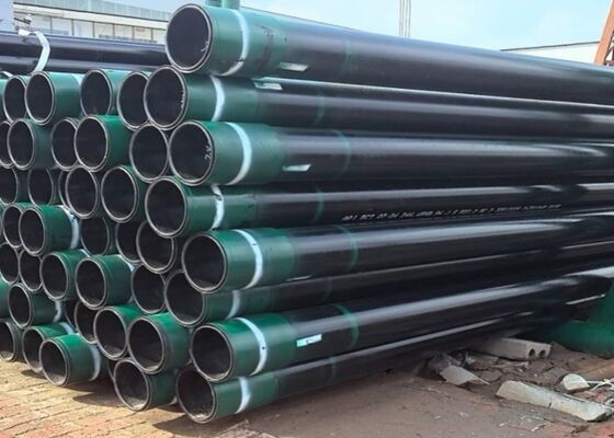 جودة  API5CT N80 L80 P110 Steel Casing Pipe with 2.11mm-300mm Thickness for Water Transport مصنع