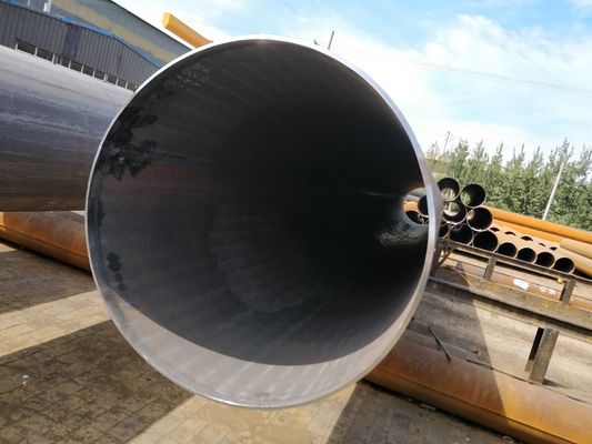 أنبوب فولاذي LSAW بقطر كبير 12 متر / أنبوب فولاذي ملحوم طويل مستقيم