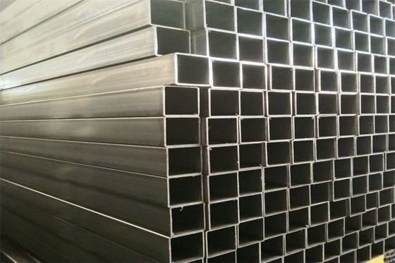 أنبوب فولاذي مستطيل مجلفن بالغمس الساخن 40x40 75x75 أجوف MS Square Pipe