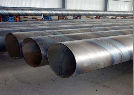 شهادة اختبار الطاحونة الحائطية 5mm-25.4mm SSAW أنابيب الفولاذ لمواد البناء