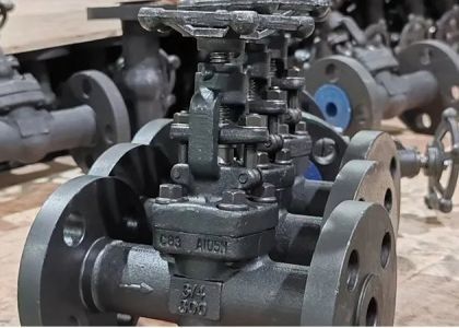 صمام بوابة فولاذي من الفئة 150lb-1500lb مع تشغيل يدوي للغطاء