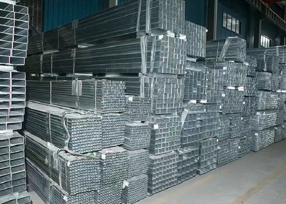 المقاطع الفولاذية المجوفة المصنوعة من الفولاذ المغلف للدعم الهيكلي مع شهادة ISO