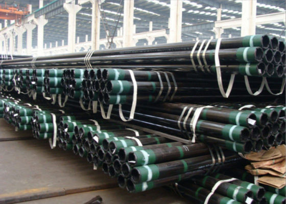 أنابيب الفولاذ الخالي من اللحم API 5CT N80 / L80 للحفر البري والبحري للنفط والغاز