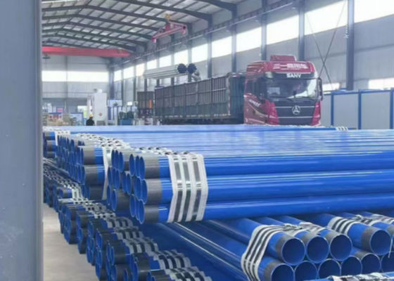 API 5CT أنابيب الفولاذ دعامة الخيوط شكل EUE اتصال لحام مستدير