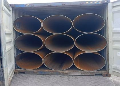 أنابيب الصلب LSAW ASTM A106 MS أنابيب أنابيب الصلب المطاوئ منخفض الكربون