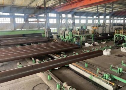 أنابيب الفولاذ المطاطية ذات القطر الكبير ASTM A252 المعيار للبناء والهيكل