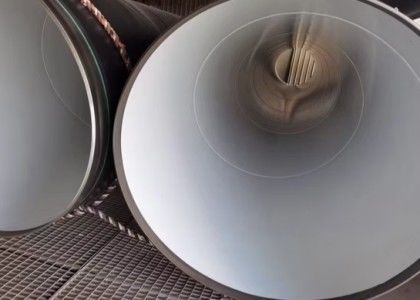 Q235 SSAW أنابيب الفولاذ 3PE المطلية لمشاريع البناء النفطي