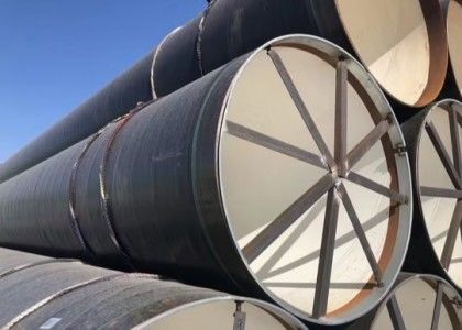 Q235 SSAW أنابيب الفولاذ 3PE المطلية لمشاريع البناء النفطي