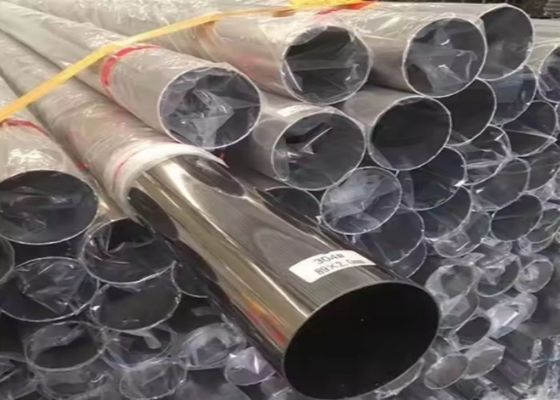 أنابيب ووصلات الفولاذ المقاوم للصدأ ASTM A554 بنطاق أحجام من 1/4 بوصة إلى 48 بوصة وسمك من 0.3 مم إلى 150 مم