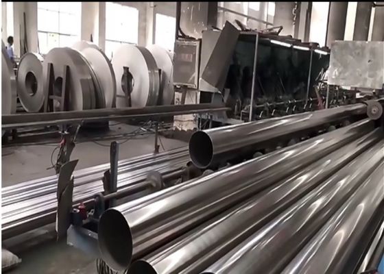 الطول 6000mm/12000mm منتجات أنابيب الفولاذ المقاوم للصدأ تقنية المطاط الساخن المبرد