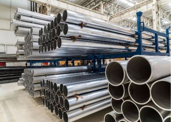 5.8M 6M طول أنابيب هيكلية الفولاذ المقاوم للصدأ مع معيار دين 17458