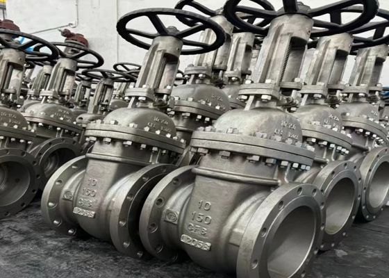 صمام بوابة فولاذي مزور ، صمامات فولاذية مع فئة ANSI القياسية 150lb-1500lb