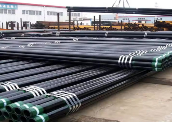 مادة أنابيب القاعدة API5CT N80 L80 P110 أنابيب الغلاف الفولاذي المقوى FBE للإنتاج المخصص NDT HT