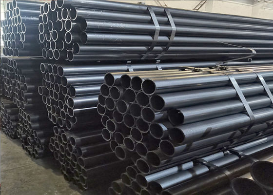 6.4M الطول المقاومة الكهربائية ERW أنابيب الفولاذ المطاوئة مع غطاء الحماية نهاية فحص الطرف الثالث SGS