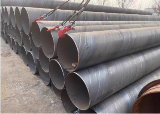 SSAW أنابيب الصلب 219.1mm-2540mm OD 5mm-25.4mm سمك الجدار