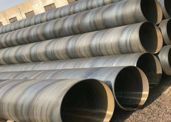 أنابيب الصلب الملحومة الحلزونية القياسية JIS بسمك جدار 5 مم - 25.4 مم للنفط والتشييد