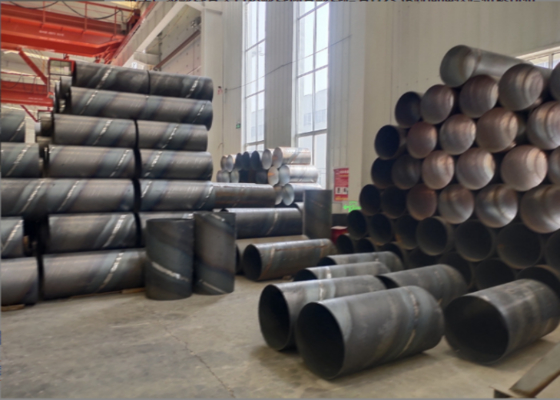 أنابيب فولاذية حلزونية ملحومة (SSAW) بقطر 219.1 مم - 2540 مم لتوصيل السوائل ذات الضغط المنخفض