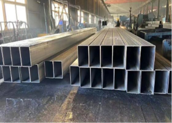 مقاطع فولاذ S235JR مجوفة بقطر خارجي 15-1000 ملم سوداء مستطيلة