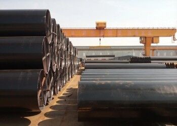 EN10219 أنابيب الفولاذ القياسية LSAW مع 355.6mm-2320mm قطر و 5mm-50mm سمك الجدار لتطبيقات العمل الثقيل