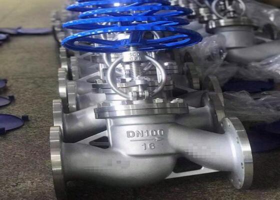 صمام البوابة DN10-DN50 مع غطاء محرك السيارة المثبت بمسامير والتشغيل اليدوي للمنطقة الصناعية