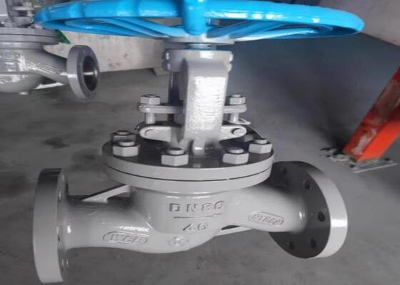 صمامات فولاذية DN10-DN50 مع تشغيل يدوي وغطاء محرك مثبت بمسامير لسهولة التركيب