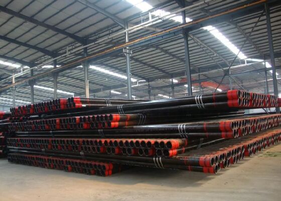 أنابيب API 5CT مع قوة العائد 80,000 Psi والقطر الخارجي 4.5 بوصة مع خيط API المستدير لتطبيقات حقول النفط