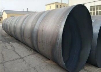 أنابيب الفولاذ SSAW مع 5mm و 25.4mm سمك الجدار مثالية للبناء الصناعي ونقل السوائل