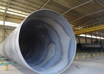 أنابيب الفولاذ SSAW مع 5mm و 25.4mm سمك الجدار مثالية للبناء الصناعي ونقل السوائل