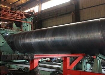 أنابيب فولاذية SSAW بقطر خارجي 219.1 مم - 2540 مم بطول 6 م/12 م وطلاء 3PE لقطاع الطاقة