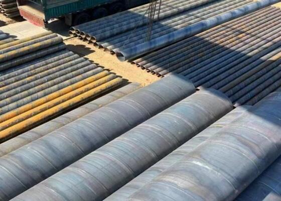 S235jr Grade SSAW Steel Pipe with 219.1mm-2540mm Diameter and 5mm-25.4mm Wall Thickness for Construction and Oil Gas Delivery
